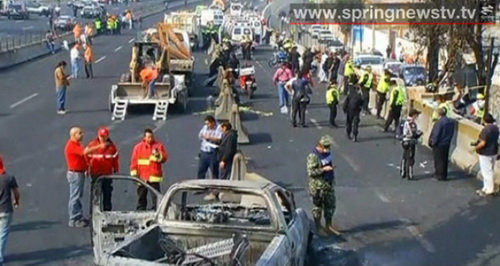 รถแก๊สระเบิดที่เม็กซิโก ตาย 20 เจ็บ 36