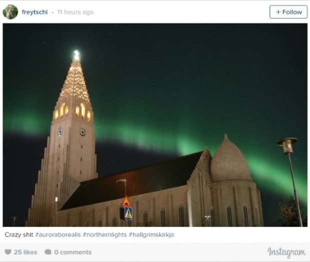 ไอซ์แลนด์รณรงค์ดับไฟทั่วเมือง ชมความงามของแสงเหนือ