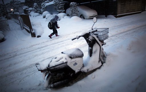 หิมะถล่มญี่ปุ่นหนักสุดรอบหลายสิบปีดับ7 เจ็บนับพัน(ประมวลภาพ)