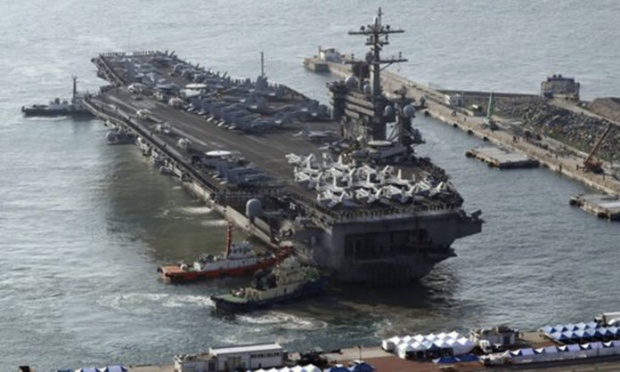 FILE – the USS Carl Vinson (Jo Jung-ho/Yonhap via AP, File)