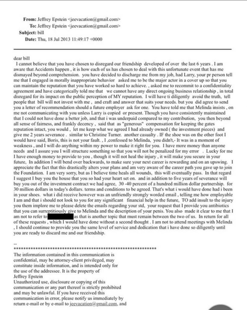 เอกสารลับหลุด บิลเกตส์ ถูกอ้างติดโรคจากสาวรัสเซีย